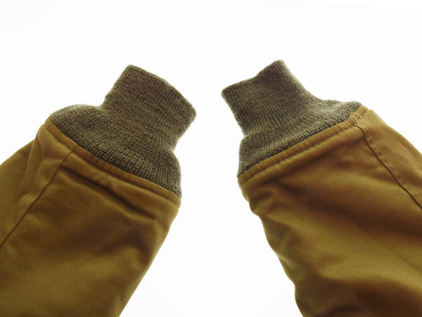 バズリクソンズ BUZZ RICKSON'S type B-10 Flight Jacket フライト L.S.L. GARMENT CO. NATURAL MOUTON COLLAR  BR14388 42 ジャケット カーキ 103MT-3375