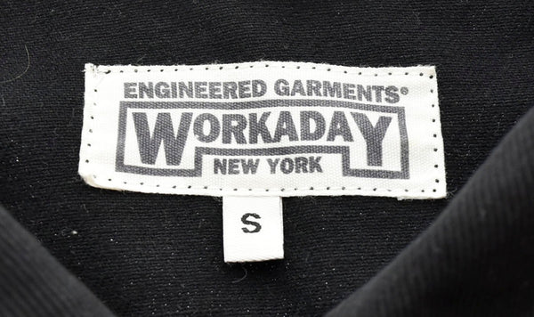 エンジニアド ガーメンツ ENGINEERED GARMENTS WORKADAY UTILITY JACKET カバーオール ブラック ジャケット 無地 ブラック Sサイズ 103MT-415