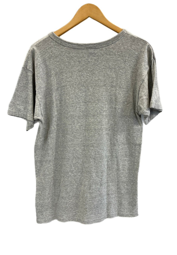チャンピオン Champion 90s 90's 霜降りグレー 8812 アーチ 2段 プリントTシャツ MADE IN USA アメリカ製 vintage ヴィンテージ US古着 Tシャツ グレー Lサイズ 101MT-3726