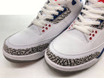 ナイキ NIKE 16年製 AIR JORDAN 3 RETRO TRUE BLUE エア ジョーダン レトロ トゥルー ブルー AJ3 白 青 854262-106 メンズ靴 スニーカー ホワイト 26.5cm 104-shoes601