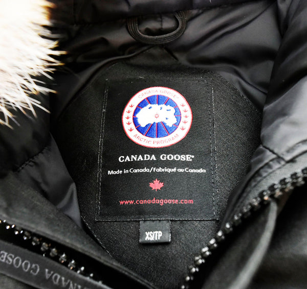 カナダグース CANADA GOOSE JASPER PARKA JACKET ジャスパー ダウンジャケット 黒  68F8490  ジャケット ワンポイント ブラック SSサイズ 103MT-548