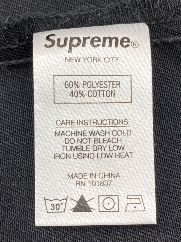 シュプリーム SUPREME × ANTIHERO アンタイヒーロー Snap Front Twill Jacket スナップ フロント ツイル ジャケット 黒 ジャケット 刺繍 ブラック Sサイズ 104MT-1620