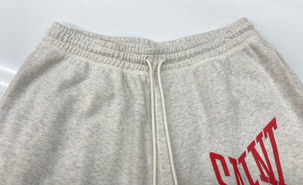 セントマイケル SAINT MICHAEL 21AW SWT PANTS LOGO スウェット パンツ ロゴ プリント 白 ロゴ SM-A21-0000-038 ボトムスその他 ホワイト Lサイズ 104MB-373