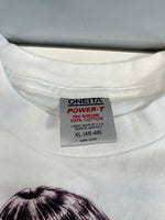 ヴィンテージ vintage 90s 1990 Art of Olivia BETTIE PAGE オリビア アートTシャツ ベティペイジ 白 US古着 XL Tシャツ ホワイト LLサイズ 101MT-4671