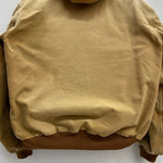 【曜日割引対象外】 カーハート Carhartt DUCK ACTIVE JACKET MADE IN USA パーカー ジャケット ベージュ Lサイズ 201MT-3874 VB