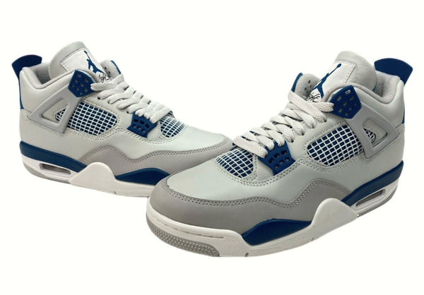 ナイキ NIKE 23年製 AIR JORDAN 4 RETRO OG エア ジョーダン レトロ AJ4 NIKEロゴ ジャンプマン  白 青 FV5029-141 メンズ靴 スニーカー ホワイト 26cm 104-shoes500