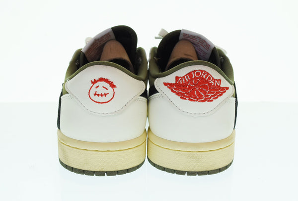 ナイキ NIKE Travis Scott ×  Air Jordan 1 Low OG SP "Reverse Olive" トラヴィス スコット × エアジョーダン "リバースオリーブ" DM7866-200 レディース靴 スニーカー カーキ 23.5cm 103S-1184