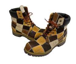 ティンバーランド Timberland 限定2000足 パッチワーク プレミアムブーツ 茶 26026 メンズ靴 ブーツ その他 ベージュ 27cm 101sh-2412