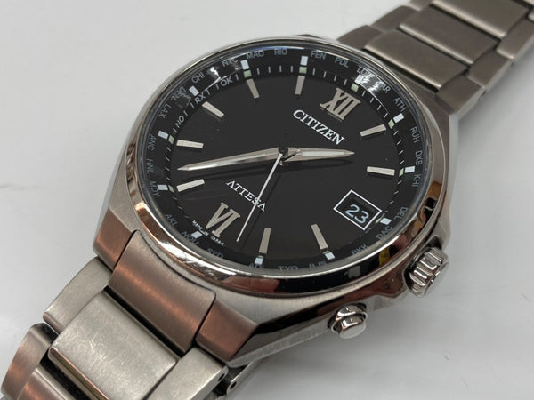 シチズン CITIZEN ATTESA アテッサ Eco Drive エコ ドライブ 中留 10気圧防水 耐磁性 腕時計 ウォッチ 銀 H149-S125626 メンズ腕時計シルバー 104T-29