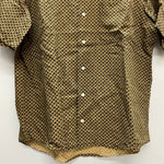 【曜日割引対象外】 ラルフローレン Polo By Ralph Lauren 90's BONNARD シルク リネン 半袖シャツ イエロー Mサイズ 201MT-4540 VB