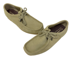 クラークス Clarks Wallabe ワラビー 26773 メンズ靴 モカシン ベージュ 26cmサイズ 201-shoes1056