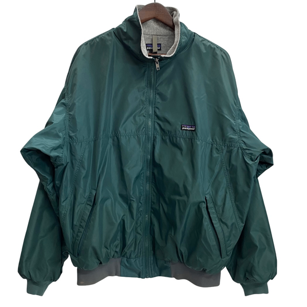 【曜日割引対象外】 パタゴニア PATAGONIA 90's シェルドシンチラ USA製 雪なし ナイロンジャケット ジャケット グリーン XLサイズ 201MT-3620 VB