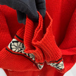 【曜日割引対象外】 グルービンハイ The GROOVIN HIGH ニット セーター レッド 2XLサイズ 201MT-4644 VB