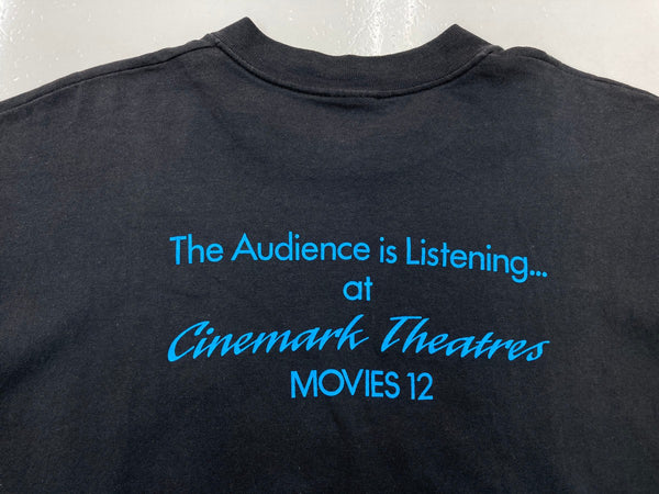 ヴィンテージ vintage 90s 90年代 Lucasfilm ルーカスフィルム THX 企業T ムービーT Stedman USA製 両面 黒 Tシャツ プリント ブラック Lサイズ 104MT-1613