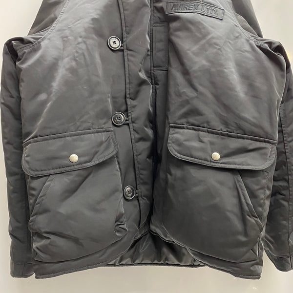 アヴィレックス AVIREX 中綿 フライトジャケット 783-3252071 ジャケット ブラック Lサイズ 201MT-3904