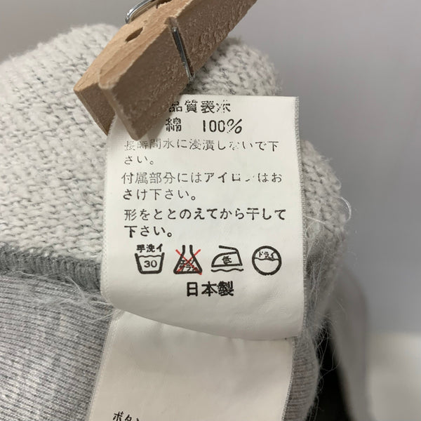 アベイシングエイプ A BATHING APE スウェット カーディガン グレー Mサイズ 201MT-4865