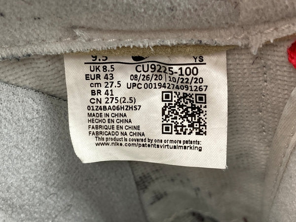 ナイキ NIKE 23年製 × SUPREME シュプリーム AIR FORCE 1 LOW エア フォース ロー AF1 シューズ 白 CU9225-100 メンズ靴 スニーカー ホワイト 27.5cm 104S-1031