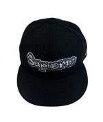 シュプリーム SUPREME Gonz Logo New Era ゴンズロゴ ニューエラ キャップ 黒  7 5/8 帽子 メンズ帽子 キャップ ブラック 101hat-155