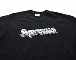 シュプリーム SUPREME Chrome Logo Tee クロームロゴ Tシャツ 黒 Tシャツ ロゴ ブラック Lサイズ 103MT-248
