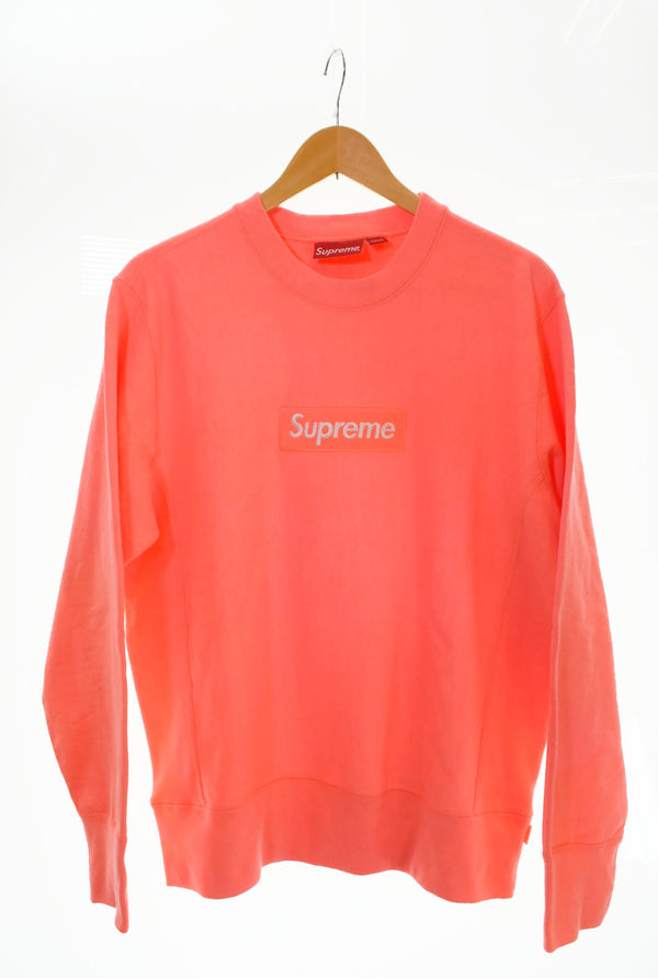 シュプリーム SUPREME Box Logo Crewneck ボックスロゴ スウェット ピンク スウェット ピンク Sサイズ 103MT-1156