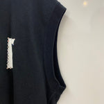 ア ベイシング エイプ A BATHING APE 00s ジップ フーディー ベスト スワロフスキー zip hoodie vest SWAROVSKI ノースリーブパーカー ブラック Lサイズ 201MT-4614