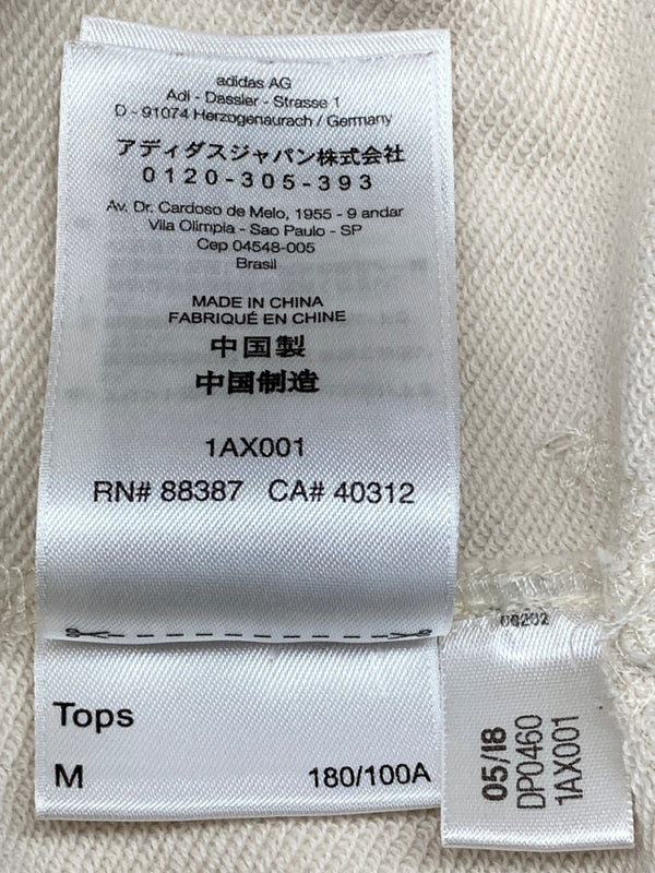 ワイスリー Y-3 STACKED LOGO HOODIE スタック ロゴ フーディ パーカー アイボリー パーカ ロゴ ベージュ Mサイズ 104MT-2170