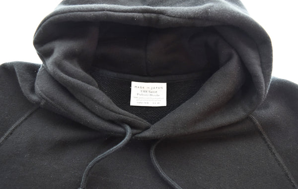ザ THE THE Sweat Pullover Hoodie 中川政七商店 吊り編み スウェット フーディー ラグラン 201808 パーカ ブラック Sサイズ 103LT-154