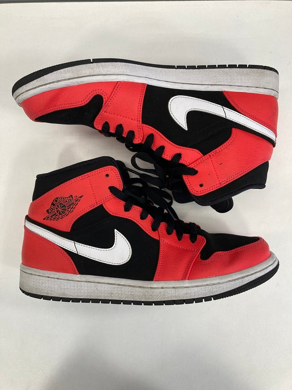 ジョーダン JORDAN Nike Air Jordan 1 Mid Infrared 23 ナイキ エアジョーダン1 ミッド インフラレッド23 554724-061 メンズ靴 スニーカー ブラック 27.5cm 101sh-2015