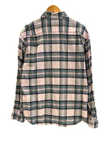シュプリーム SUPREME tartan flannel shirt タータン フランネルシャツ ネルシャツ ペールピンク チェックシャツ 長袖シャツ ピンク Lサイズ 101MT-5214