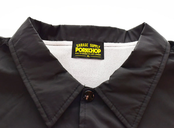 ポークチョップ PORKCHOP GARAGE SUPPLY ガレージ サプライCOACH JACKETコーチ ジャケット ジャケット ブラック LLサイズ 103MT-2807