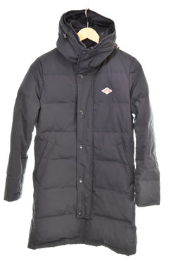 ダントン DANTON hoodie parka long down coat フーディ パーカ ロング ダウン コート 38 JD-8744 LAS ジャケット ブラック 38 103LT-152