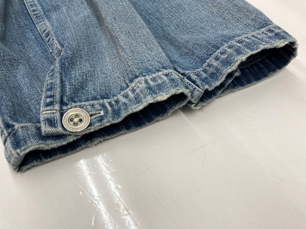 ロンハーマン Ron Herman 23SS One Wash Pullover Shirt ワンウォッシュ プルオーバー シャツ デニム 青 3720700049 長袖シャツ 無地 ブルー Mサイズ 104MT-2318