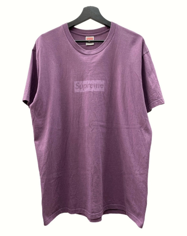 シュプリーム SUPREME 23SS Tonal Box Logo Tee Dusty Purple トーナル ボックス ロゴ Tシャツ ダスティ パープル 半袖 カットソー USA製 紫 Tシャツ ロゴ パープル Lサイズ 104MT-785