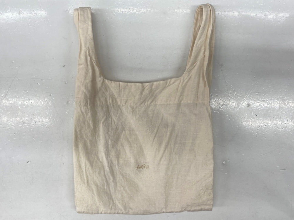 アエタ Aeta BONSAC POUCH ハンド ポーチ 巾着 マチ底 自立 黒