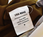 ユマワン UMA WANG 19SS ノースリーブワンピース ALAIN DRESS ワンピース ブラウン Mサイズ 103LT-108