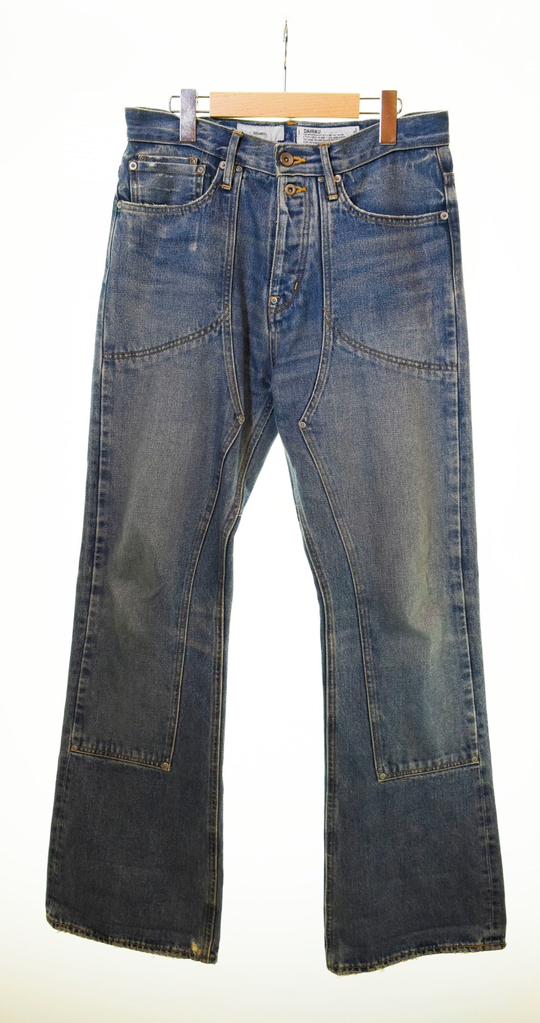 ダイリク DAIRIKU SUGARHILL BEAMS Joint Gig Flare Denim Pants デニムパンツ 青 デニム ブルー  29 103MB-133 | 古着通販のドンドンサガール