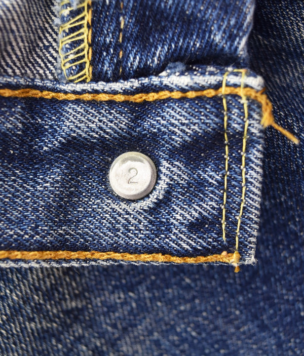 リーバイス Levi's 70s BIGE後期 501 ボタン裏2 並行ステッチ 70's ビッグE  デニム ブルー 103MB-660