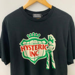ヒステリックグラマー HYSTERIC GLAMOUR 25SS ALE Tシャツ 02251CT30 Tシャツ ブラック Lサイズ 201LT-448