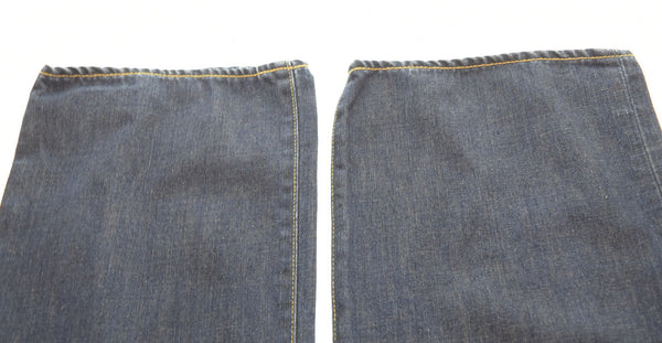 アベイシングエイプ  ABATHING APE BAPE フロントスター デニムパンツ 青 デニム ブルー LLサイズ 103MB-467