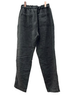 ミッタン MITTAN 亜麻苧麻ロング リネン ラミー ジップフライ ズボン 灰 無地 ボトムスその他 グレー サイズ 1 104MB-386