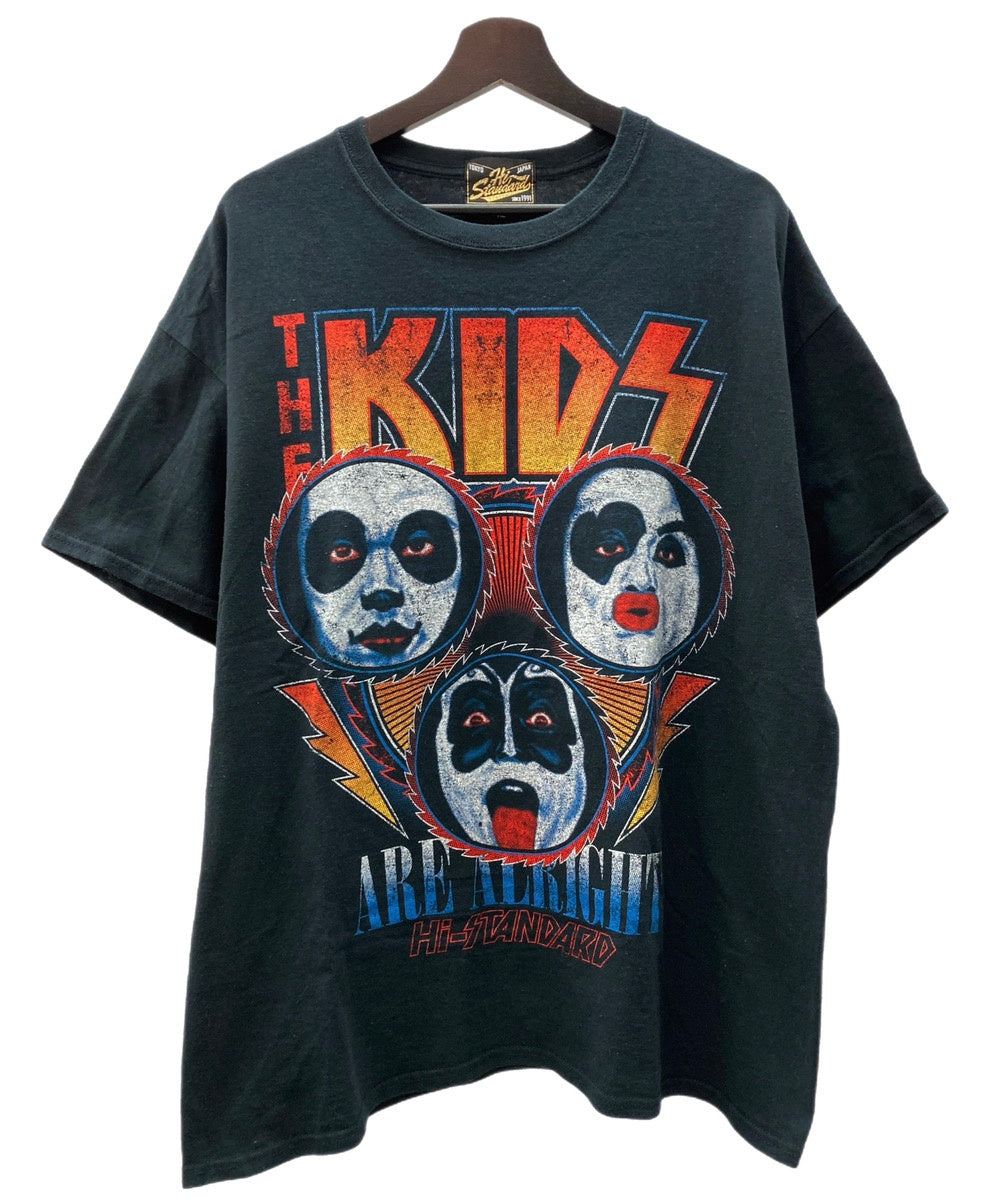 バンドTシャツ BAND-T 90's HI-STANDARD ハイスタ THE KIDS ARE ALRIGHT 両面プリント バンT ロックT  パンクT ヴィンテージ 黒 Tシャツ プリント ブラック XLサイズ 104MT-484 | 古着通販のドンドンサガール