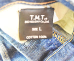 ティーエムティー TMT リーバイス501XX プリント デニムパンツ デニム ブルー 34 103MB-536