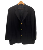 ブルックスブラザーズ Brooks Brothers 紺ブレ 金ボタン シングルブレスト 3つボタン パッチポケット テーラードジャケット ブレザー 日本製 44REG ジャケット ネイビー 101MT-5134