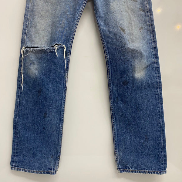 【曜日割引対象外】 リーバイス Levi's 501 00's 00年製 USA製 バレンシア デニム ブルー W33 L36サイズ 201MB-1196 VB