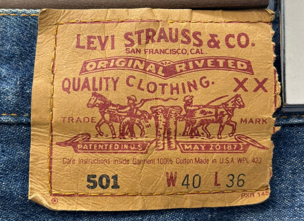 【曜日割引対象外】 リーバイス Levi's 90’s 501 デニム ブルー W38サイズ 201MB-753 VB