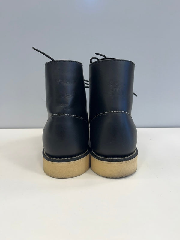 レッドウィング RED WING CLASSIC ROUND クラシックラウンドトゥ ワークブーツ 8165 USA製 メンズ靴 ブーツ ワーク ブラック 26.5cm 101sh-2242