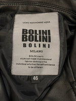ボリーニ BOLINI BOLINI MILANO ダブルライダース ラムスキン TCB0420 CA009822 黒  サイズ 46 ジャケット 無地 ブラック 101MT-2188