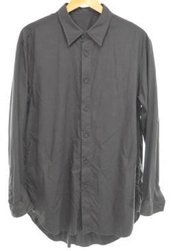 バックラッシュ BACKLASH 2 コットンレーヨン サファイアクール シャツ 14642 長袖シャツ ブラック Lサイズ 103MT-3215