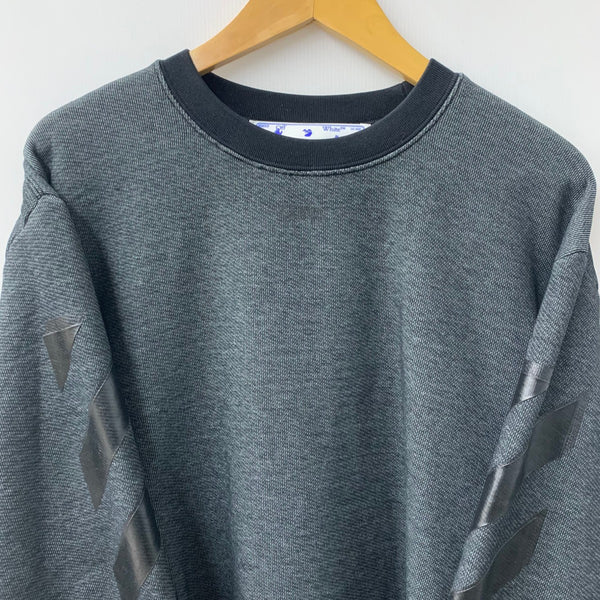 オフホワイト Off-White ARROWS スウェット OWBA046E20JER004 スウェット グレー Lサイズ 201MT-4801
