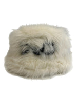 ドルチェ＆ガッバーナ Dolce&Gabbana ドルガバ ファー バケハ ロゴ 白 GH701A/GEU45I 帽子 レディース帽子 ハット ホワイト 101hat-148